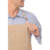 imageChef Works Unisex Austin Bib ApronNatural