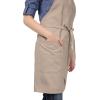 imageChef Works Unisex Logan Bib ApronKhaki
