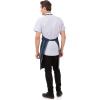 imageChef Works Unisex Presidio Bib ApronNavy Blue