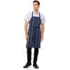 imageChef Works Unisex Presidio Bib ApronNavy Blue