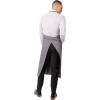 imageChef Works Unisex Volante VNeck Server ApronLight Grey