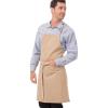 imageChef Works Unisex Austin Bib ApronNatural