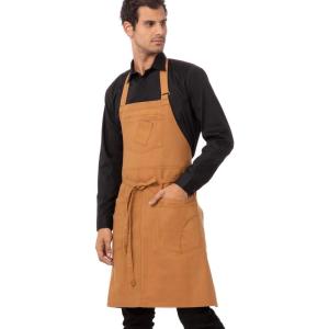 imageChef Works Unisex Rockford Bib ApronNutmeg