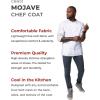 imageChef Works Mens Mojave Chef CoatWhite