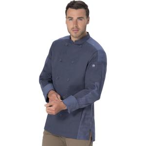 imageChef Works Mens Mojave Chef CoatAirforce Blue
