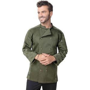 imageChef Works Mens Mojave Chef CoatOlive