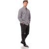 imageChef Works Custom Embroidered Mens Gingham Dress ShirtBlack  White Check