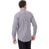 imageChef Works Custom Embroidered Mens Gingham Dress ShirtNavy  White Check