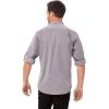 imageChef Works Custom Embroidered Mens Modern Chambray Dress ShirtGrey