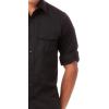 imageChef Works Custom Embroidered Mens Pilot ShirtBlack