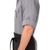 imageChef Works Custom Embroidered Mens Pilot ShirtGrey