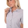 imageChef Works Custom Embroidered Womens Havana ShirtGrey