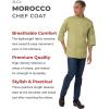 imageChef Works Custom Mens Morocco Chef CoatLime
