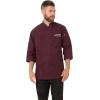 imageChef Works Custom Mens Morocco Chef CoatMerlot