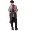 imageChef Works Custom Unisex Berkeley Chefs Bib ApronIndigo Blue