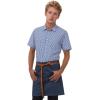 imageChef Works Custom Unisex Berkeley Half Bistro ApronMedium Blue