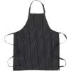 imageChef Works Custom Unisex Bib ApronBlack W Wht Pinstripe