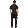 imageChef Works Custom Unisex Bib ApronBlack W Wht Pinstripe