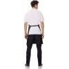imageChef Works Custom Unisex Bib ApronBlk W Chalk Stripe