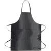 imageChef Works Custom Unisex Bib ApronBlk W Chalk Stripe