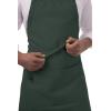 imageChef Works Custom Unisex Butcher ApronHunter Green