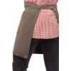 imageChef Works Custom Unisex Dorset Half Bistro ApronEarth Brown