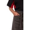 imageChef Works Custom Unisex Dorset Half Bistro ApronPewter