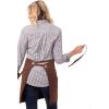 imageChef Works Custom Unisex Dorset Half Bistro ApronRust