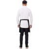 imageChef Works Custom Unisex Half Bistro ApronBlack