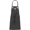 imageChef Works Custom Unisex Bib ApronBlk W Chalk Stripe