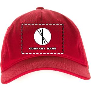imageChef Works Custom Embroidered Cool Vent Baseball CapRed