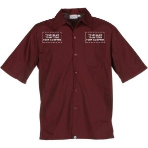 imageChef Works Custom Embroidered Mens Universal ShirtMerlot