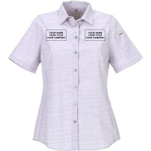 imageChef Works Custom Embroidered Womens Havana ShirtPurple