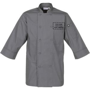 imageChef Works Custom Mens Morocco Chef CoatGray