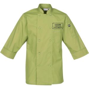 imageChef Works Custom Mens Morocco Chef CoatLime