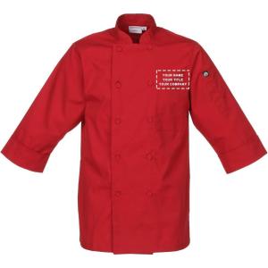 imageChef Works Custom Mens Morocco Chef CoatRed
