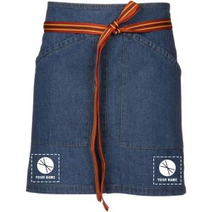imageChef Works Custom Unisex Berkeley Half Bistro ApronMedium Blue