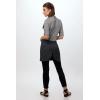 imageChef Works unisexadult Largo Half Bistro ApronCharcoal