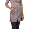 imageChef Works unisexadult Largo Half Bistro ApronMushroom