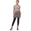 imageChef Works unisexadult Largo Half Bistro ApronMushroom
