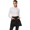 imageChef Works unisexadult Largo Half Bistro ApronBlack