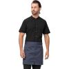 imageChef Works unisexadult Largo Half Bistro ApronBlue
