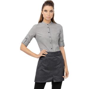 imageChef Works unisexadult Largo Half Bistro ApronCharcoal