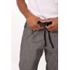 imageChef Works Mens Jogger 257 Chef PantsBlack White Stripe