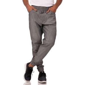 imageChef Works Mens Jogger 257 Chef PantsBlack White Stripe