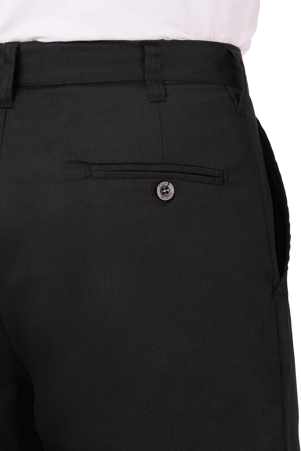 imageChef Works Mens Basic Chef PantsBlack