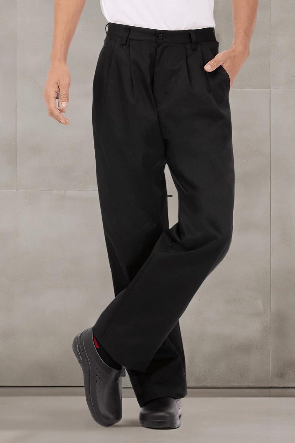 imageChef Works Mens Basic Chef PantsBlack
