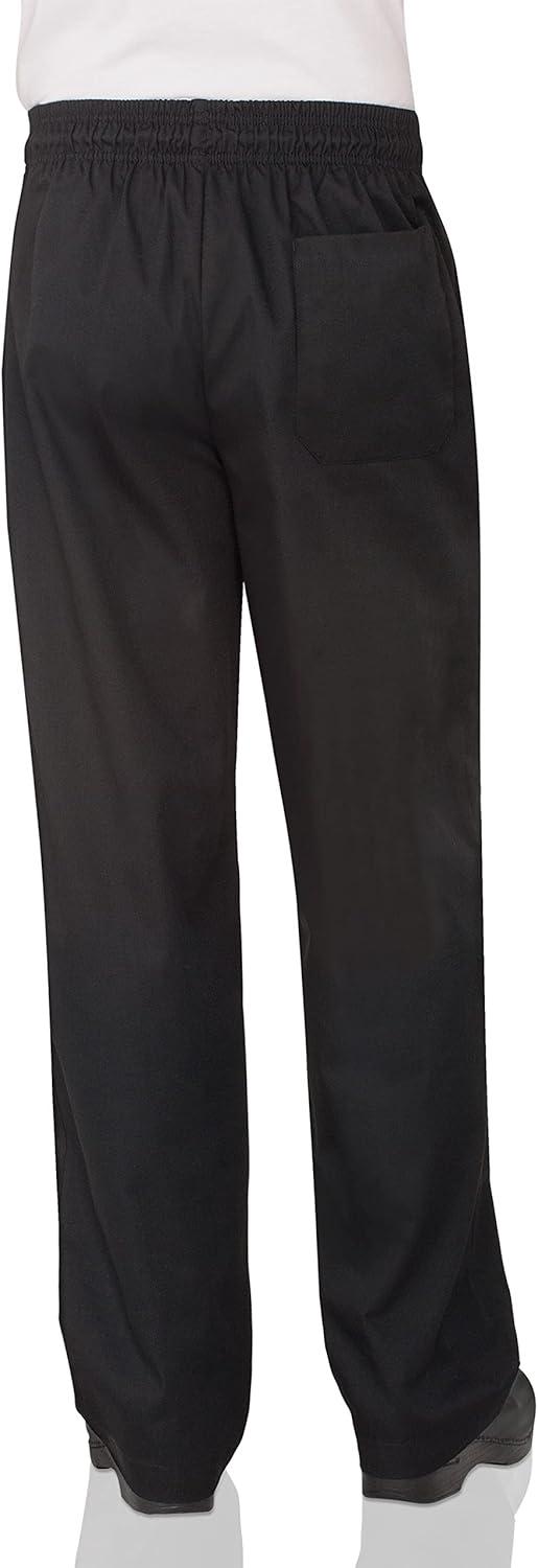 imageChef Works Mens Essential Baggy ZipFly Chef PantsBlack