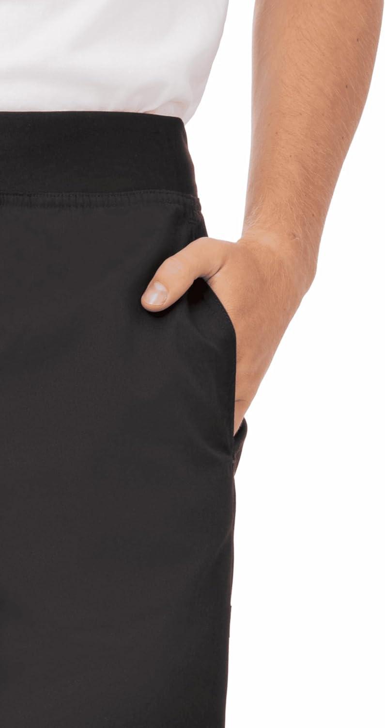 imageChef Works Mens Lightweight Slim Chef PantsBlack