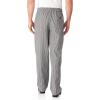 imageChef Works Mens Essential Baggy ZipFly Chef PantsSmall Check